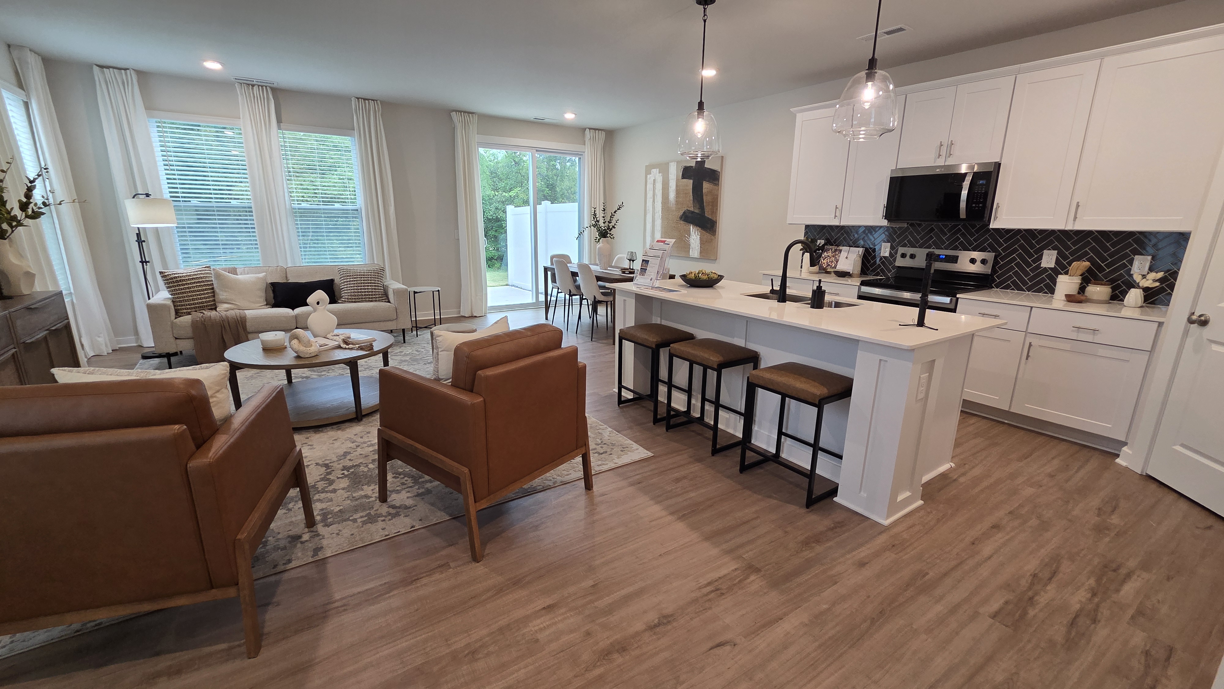 Interior of Unit 101 at The Towns at Kings Mountain